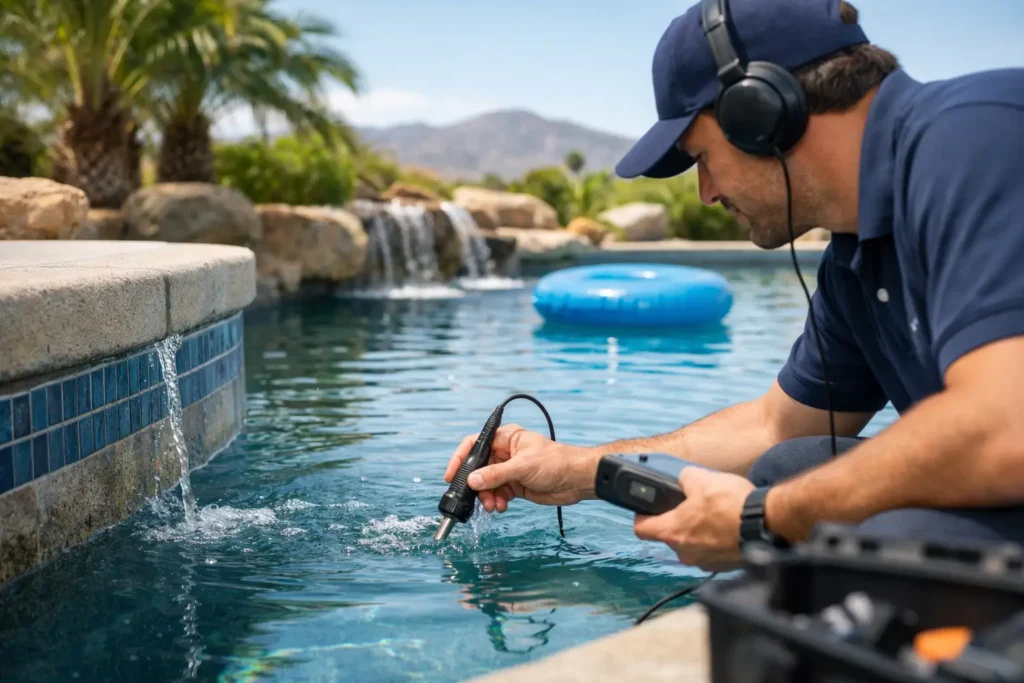 Moreno Valley Pool Leak Detection Signs