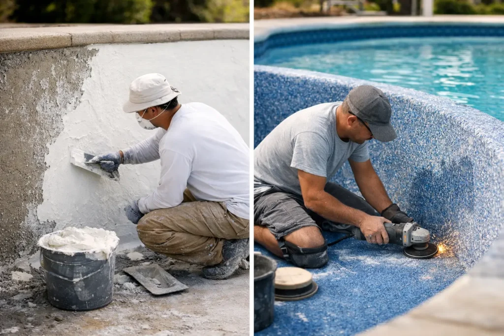 Pool Replastering vs Resurfacing Differences