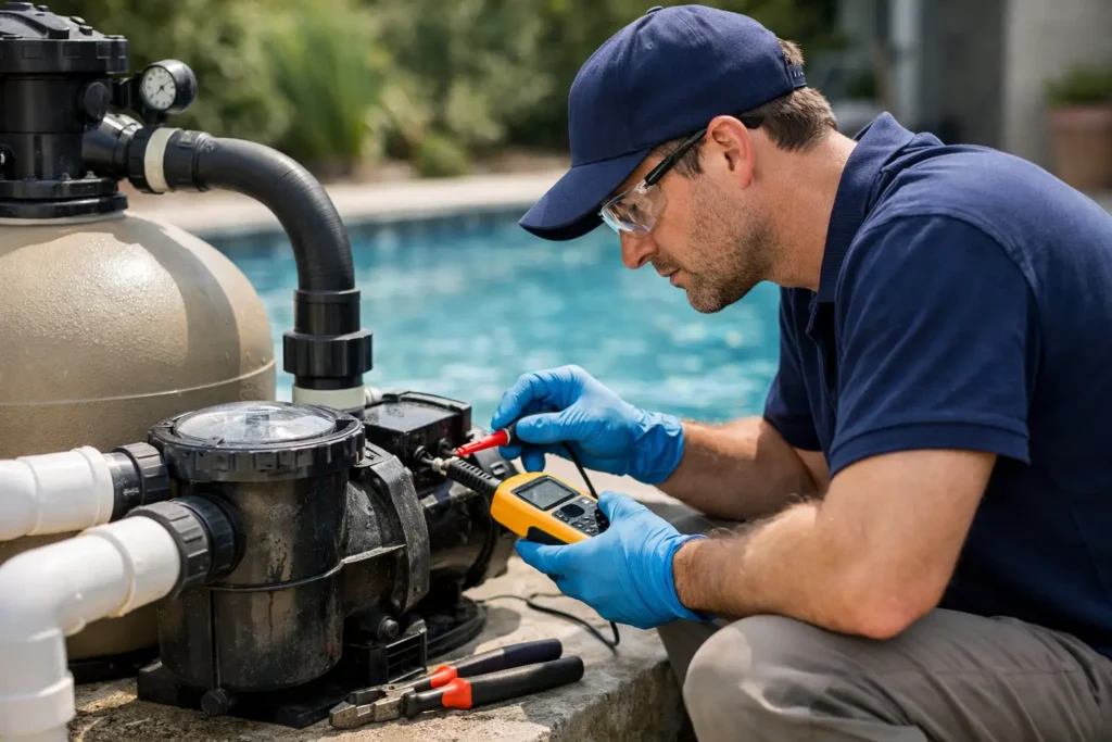 How to Troubleshoot Pool Pump Problems Safely