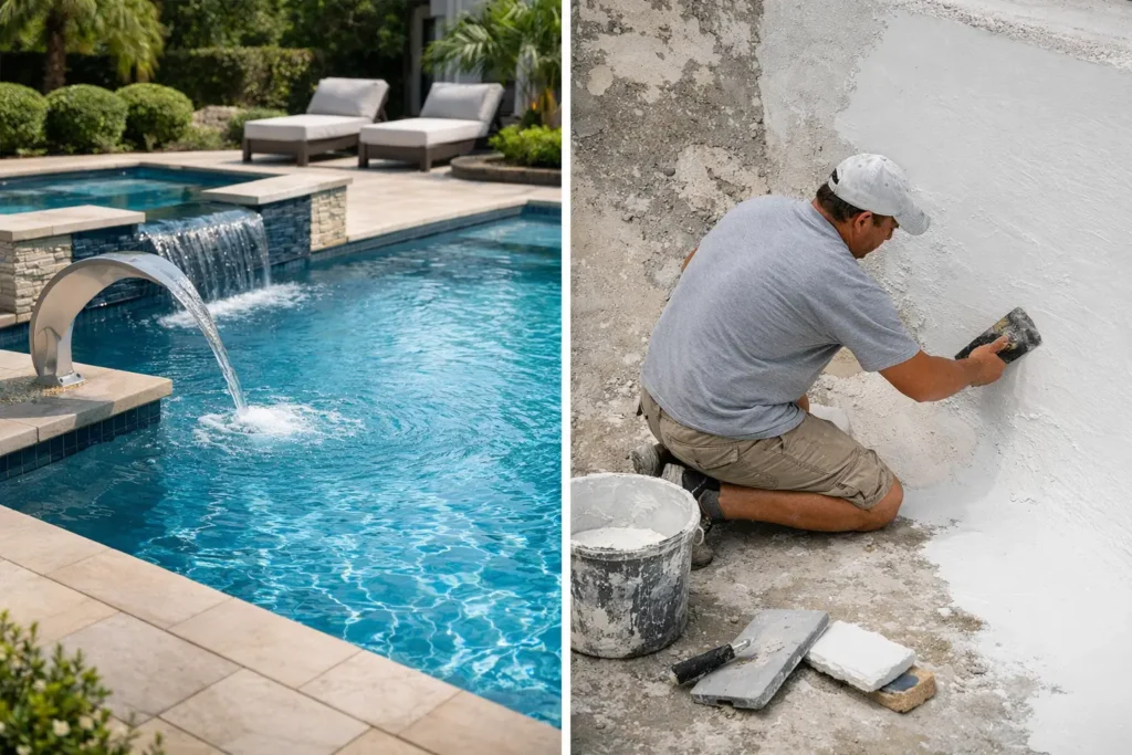 Pool Remodel Versus Replastering Explained