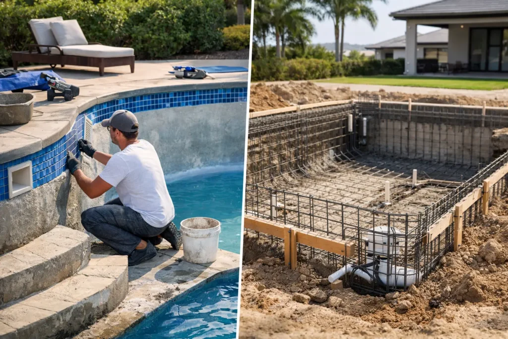 Pool Remodel vs New Construction - Which Fits?