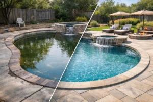 Pool Remodel Before After Example That Works